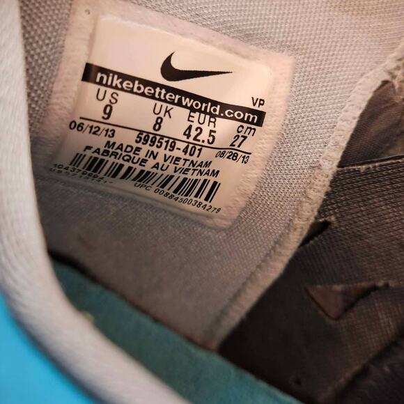Nike Zoom Hyperquickness Shoes Mens Size 9 Blue Basketball Sneaker 599519-401 main image 5